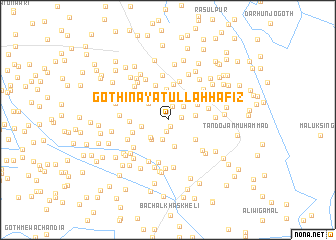 map of Goth Ināyatullah Hāfiz