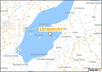 map of Goth Ināyat