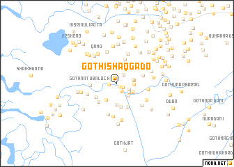 map of Goth Ishāq Gado