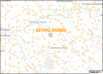 map of Goth Islāmābād