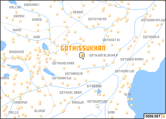 map of Goth Issu Khān