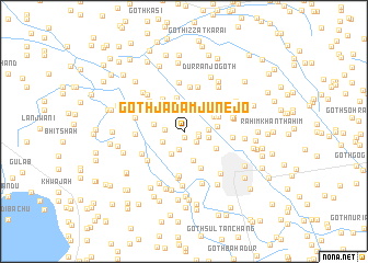 map of Goth Jādam Junejo