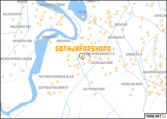 map of Goth Jāfar Shoro