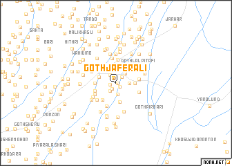 map of Goth Jāfer Ali