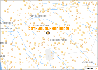 map of Goth Jalāl Khān Marri