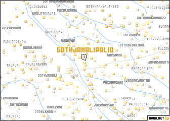 map of Goth Jamāli Palio