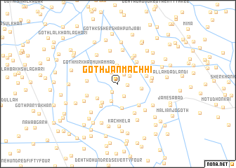 map of Goth Jān Māchhi