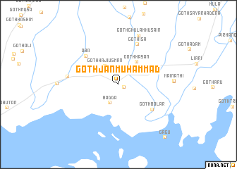 map of Goth Jān Muhammad