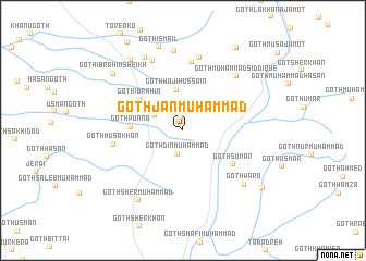 map of Goth Jān Muhammad