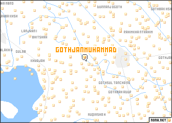 map of Goth Jān Muhammad