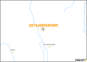 map of Goth Jhanda Khān