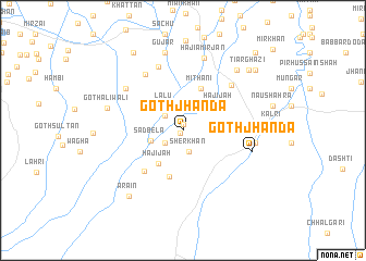 map of Goth Jhanda