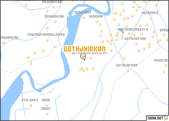 map of Goth Jhirkan