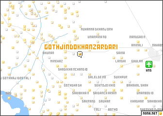 map of Goth Jīndo Khān Zardāri