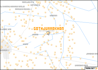 map of Goth Jumma Khān