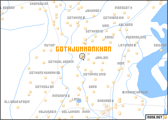 map of Goth Jumman Khān