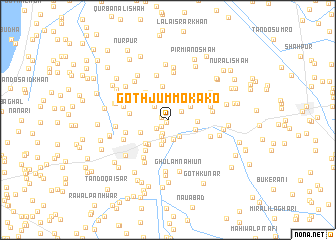 map of Goth Jummo Kāko
