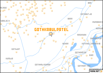 map of Goth Kābul Patel