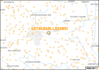 map of Goth Kādal Laghāri