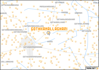 map of Goth Kamāl Laghāri