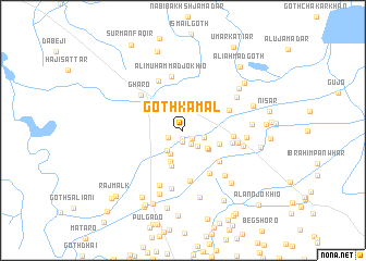 map of Goth Kamal