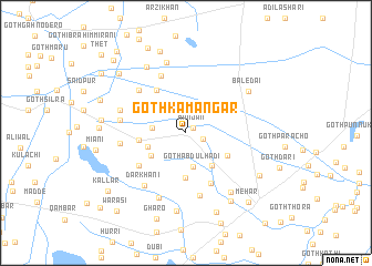 map of Goth Kamāngar