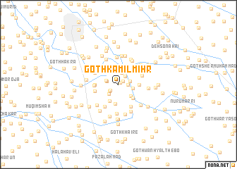 map of Goth Kāmil Mihr