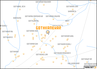 map of Goth Kānewār