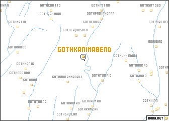 map of Goth Kāni Mabend