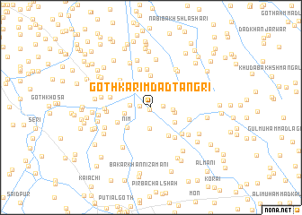 map of Goth Karimdād Tangri