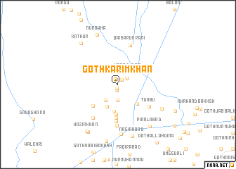 map of Goth Karīm Khān