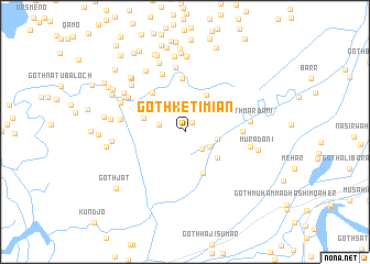 map of Goth Keti Miān