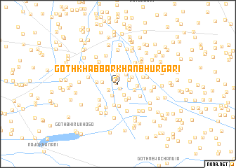 map of Goth Khabbar Khān Bhurgari