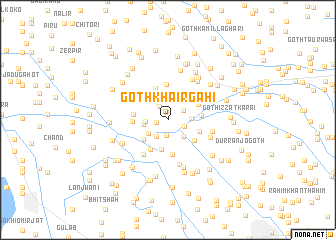 map of Goth Khair Gāhi