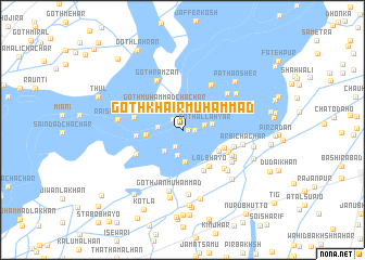 map of Goth Khair Muhammad