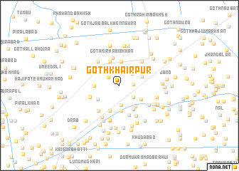 map of Goth Khairpur