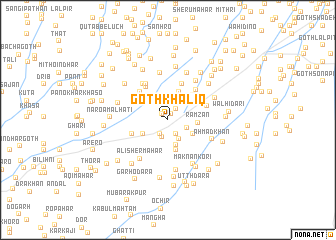 map of Goth Khāliq