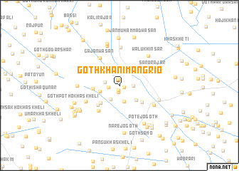map of Goth Khāni Mangrio