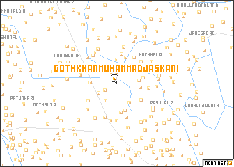 map of Goth Khān Muhammad Jaskani
