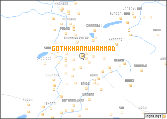 map of Goth Khān Muhammad