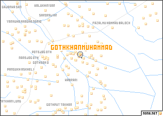 map of Goth Khān Muhammad