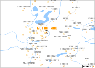 map of Goth Khāno