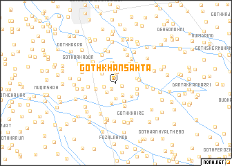 map of Goth Khān Sahta