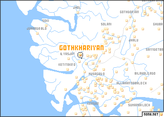 map of Goth Khāriyan