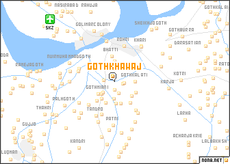 map of Goth Khawaj