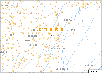 map of Goth Khushk