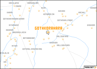 map of Goth Kora Hāra