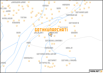 map of Goth Kunar Chati