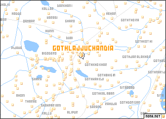 map of Goth Lajju Chāndia