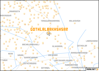 map of Goth Lāl Bakhsh Sar